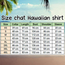 Load image into Gallery viewer, Brambles Boutique Hippie Van Munchkin Cat Enjoy Vacation Hawaiian Shirt